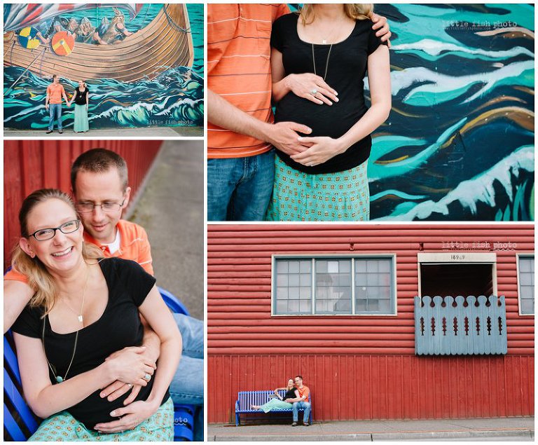 Maternity Photography - Downtown Poulsbo