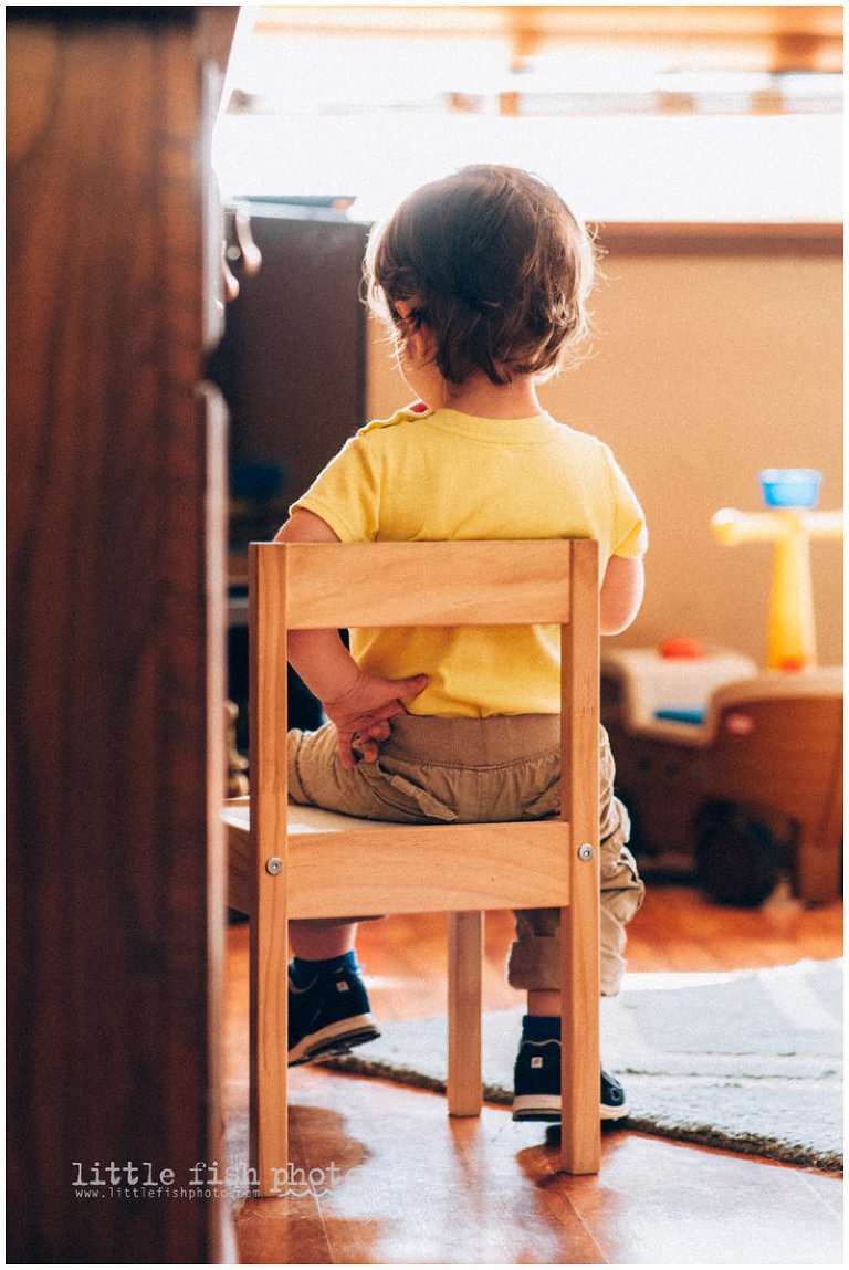 Rim light on little boy - Poulsbo Lifestyle Photographer