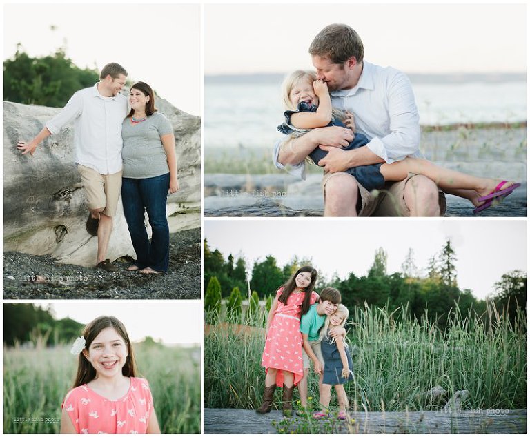 Family at play - Fay Bainbridge Park - Bainbridge Island Family Photographer