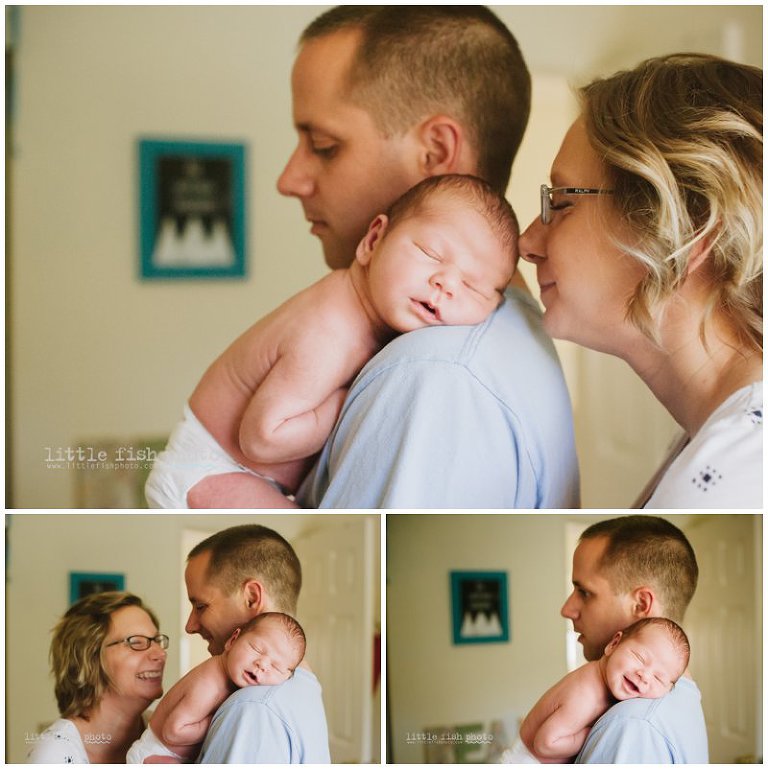 Lifestyle newborn baby boy - Silverdale Photographer