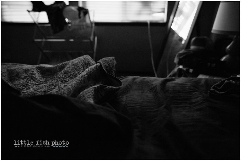 unmade bed - Family documentary photography